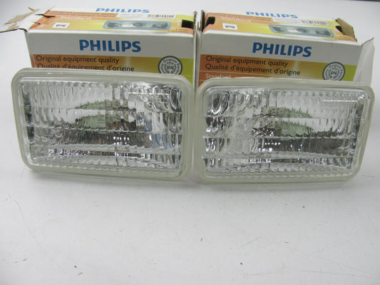 (2) Philips H9411 Halogen HeadLight Lamp Bulbs 12.80V 50W 3.91A