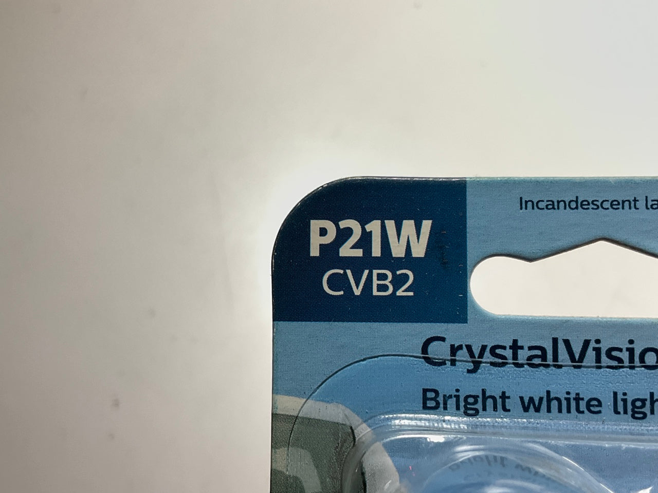 Philips P21WCVB2 CrystalVision Ultra Back Up Lamp Light Bulb P21W - 2 PACK