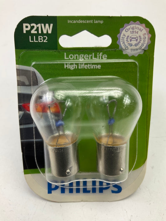 Philips P21WLLB2 Longerlife Back Up Light Bulb P21W - 2 Pack