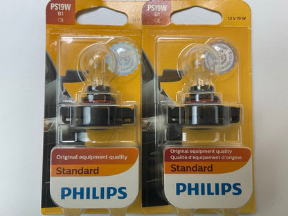 (2) Philips PS19WB1 PS19W Daytime Running Light Bulbs, DRL