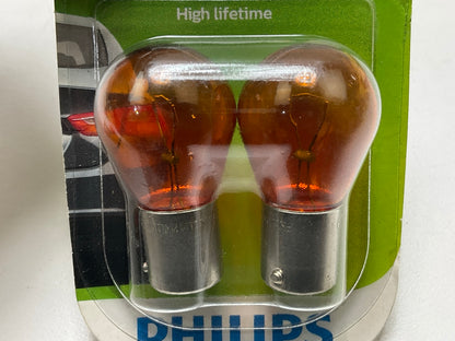 Philips PY21WLLB2 Longerlife Amber Turn Signal Light Lamp Bulb PY21W - 4 PACK