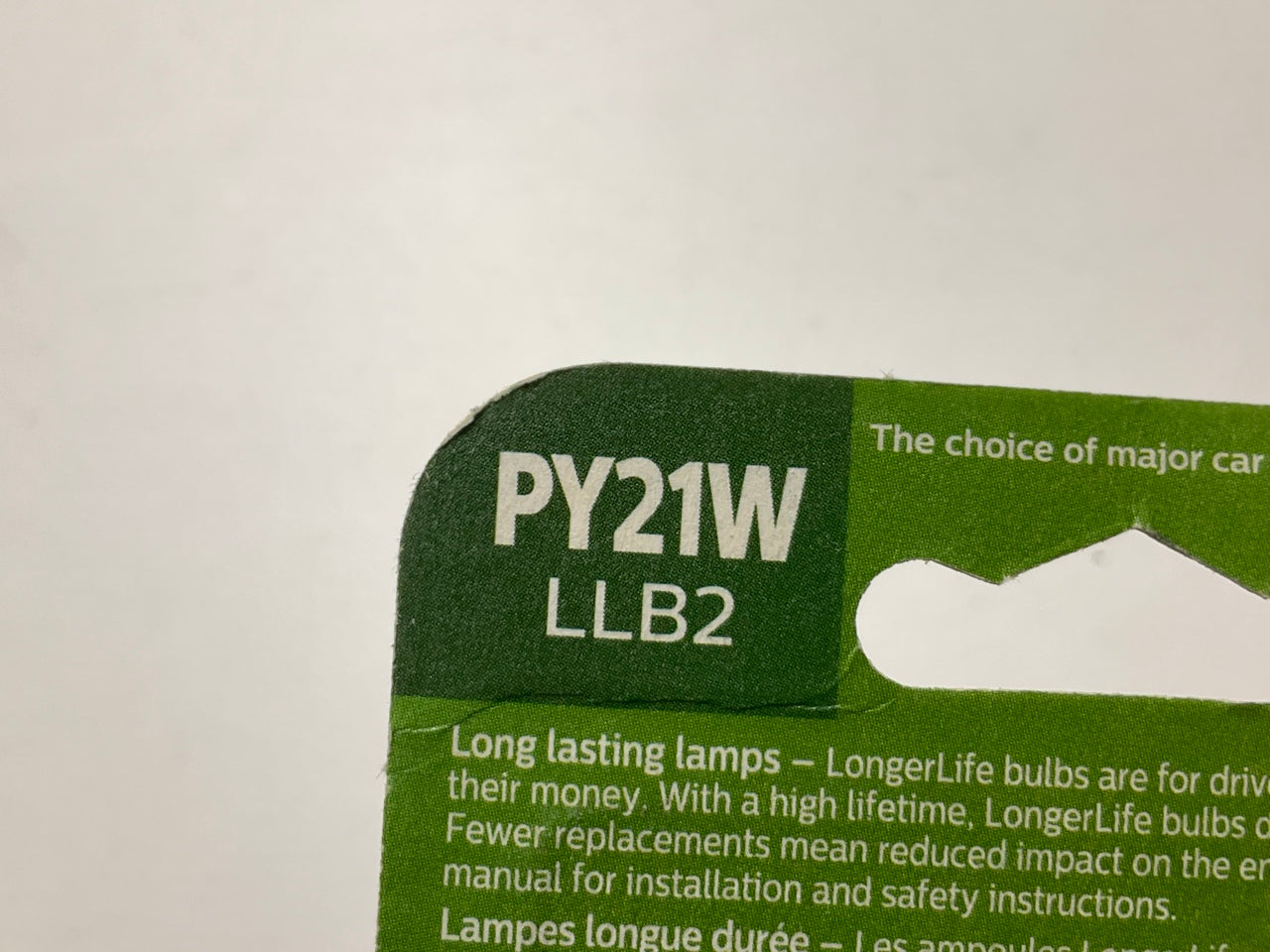 Philips PY21WLLB2 Longerlife Amber Turn Signal Light Lamp Bulb PY21W - 4 PACK