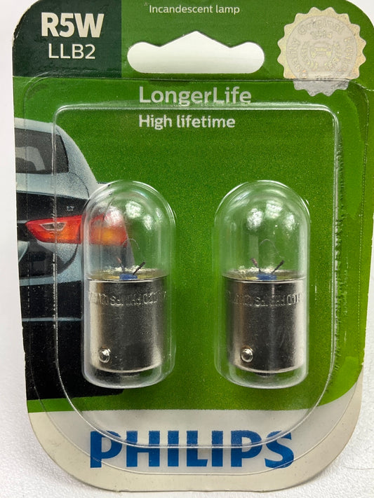 Philips R5WLLB2 Longerlife Tail Lamp Light Bulb R5W - 2 PACK