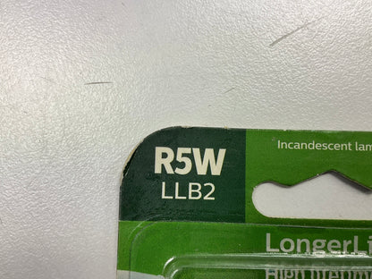 Philips R5WLLB2 Longerlife Tail Lamp Light Bulb R5W - 2 PACK