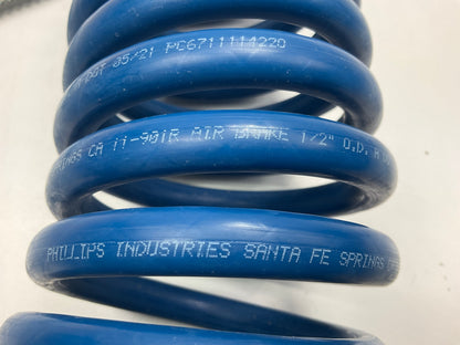 Phillips 11-311 Heavy Duty 12 Foot Coiled Air Brake Hose, 12', Blue (service)