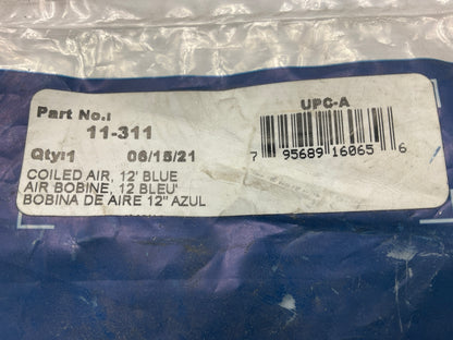 Phillips 11-311 Heavy Duty 12 Foot Coiled Air Brake Hose, 12', Blue (service)