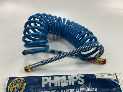 Phillips 11-322 Heavy Duty Coiled Air Hose 20, Blue (service) Coil Only