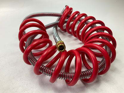 Phillips 11-338 Heavy Duty Coiled Air Hose, Red, 1/2'' NPTF, (Emergency) Coil