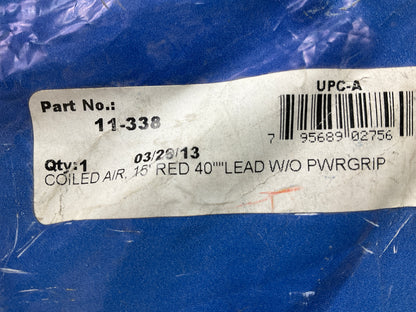 Phillips 11-338 Heavy Duty Coiled Air Hose, Red, 1/2'' NPTF, (Emergency) Coil