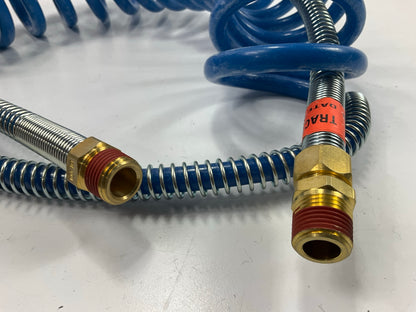 Phillips 11-339 Coiled Air Brake Hose Assembly 15 Feet., 40 In. Lead, Blue