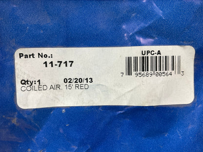 Phillips 11-717 Air Brake Hose Assembly 15 Feet., Red (Emergency)