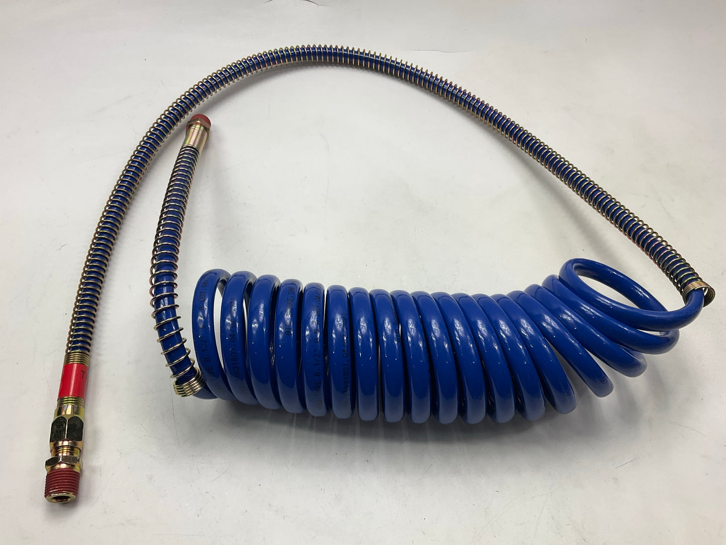 Phillips 11-740 Coiled Air Brake Hose Assembly 15 Feet, Red And Blue