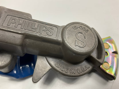 (5) Phillips 12-00623 Gladhand Straight Mount Blue