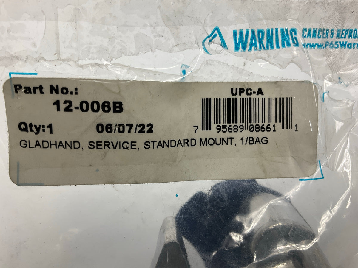 PHILLIPS 12-006B Blue Gladhand Standard Service Mount 1/2'' Female Pipe Thread