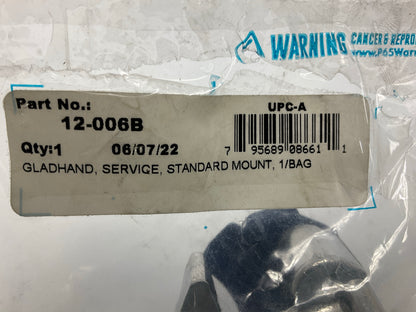 PHILLIPS 12-006B Blue Gladhand Standard Service Mount 1/2'' Female Pipe Thread