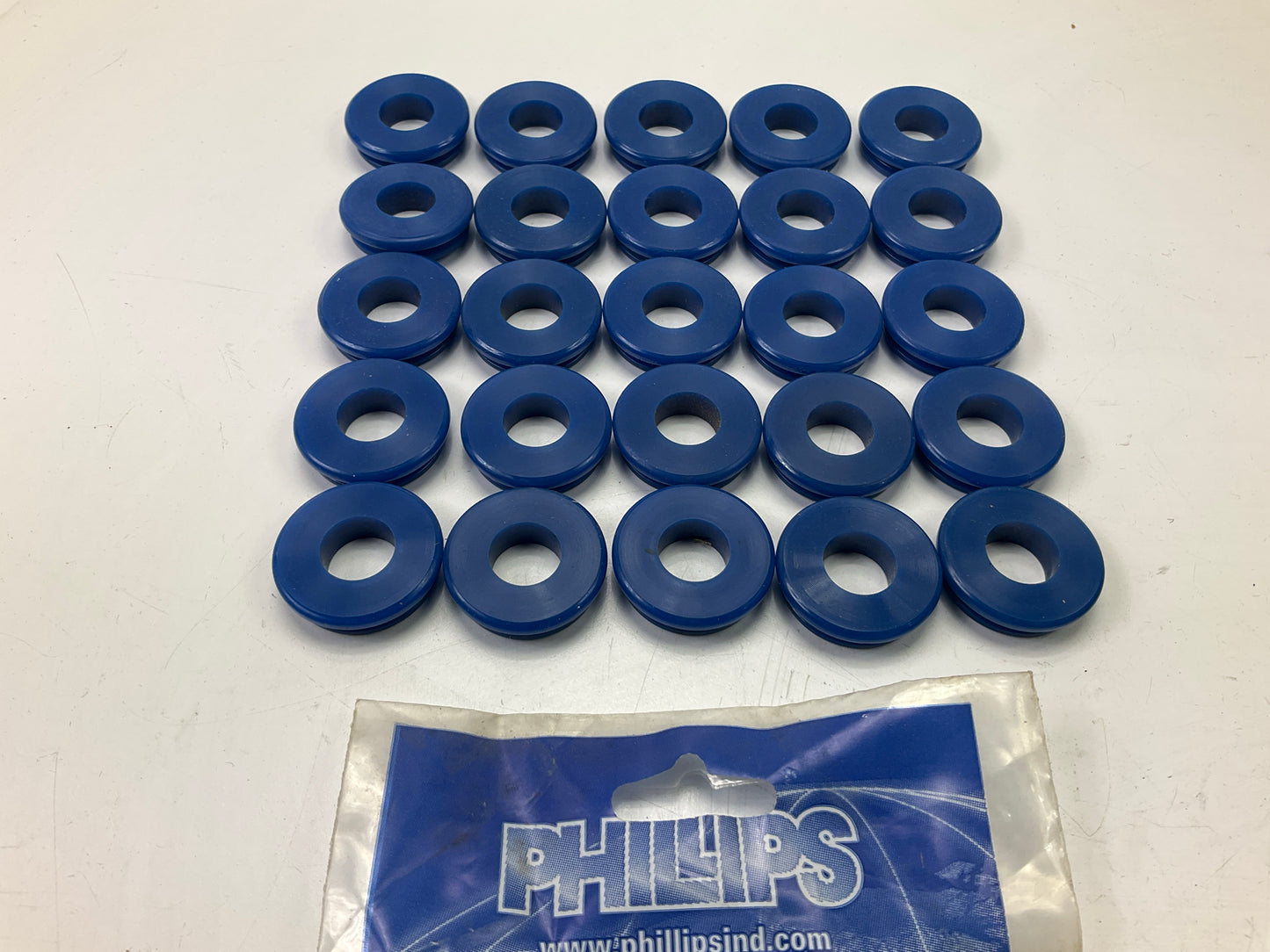 Phillips 12-0161 Service Glad Hand Seal, Blue, Polyurethane, Bag Of 25 Seals