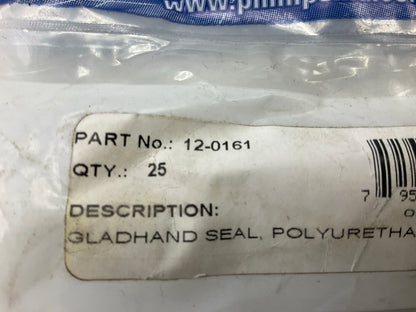 Phillips 12-0161 Service Glad Hand Seal, Blue, Polyurethane, Bag Of 25 Seals