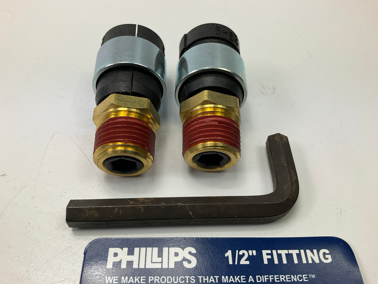 Phillips 12-050 Lighting Qwik-Repair Rubber Air Line Repair Kit 1/2'' Fitting