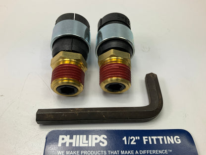 Phillips 12-050 Lighting Qwik-Repair Rubber Air Line Repair Kit 1/2'' Fitting
