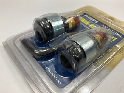 PHILLIPS 12-052 Air Hose Repair Kit QWIK-REPAIR, 3/8'' Rubber Hose 3/8'' Fittings