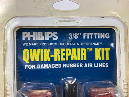PHILLIPS 12-052 Air Hose Repair Kit QWIK-REPAIR, 3/8'' Rubber Hose 3/8'' Fittings