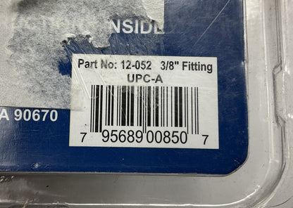 PHILLIPS 12-052 Air Hose Repair Kit QWIK-REPAIR, 3/8'' Rubber Hose 3/8'' Fittings