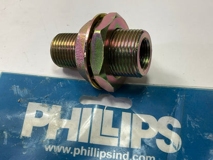 Phillips 12-806 Clamping Bulkhead Fitting Male Stud 1'' X 3/8'' X 1/2'' X 2-5/8''