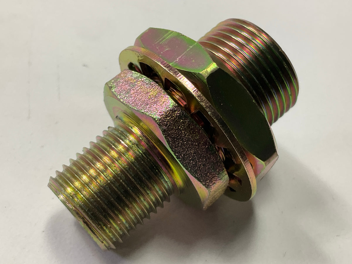 Phillips 12-806 Clamping Bulkhead Fitting Male Stud 1'' X 3/8'' X 1/2'' X 2-5/8''