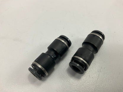 (10) Phillips 12-95044 Air Brake 1/4'' Push To Connect PTC Full Union Fittings