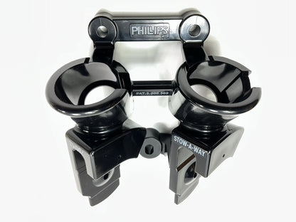 Phillips 15-042 Stow-A-Way Double Hose Holder Gladhand Bracket And Plug Holder