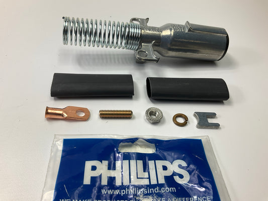 Phillips 15-335 Zinc Die Cast Single Pole Socket - Use W/ 4 Gauge 5/16'' Lug