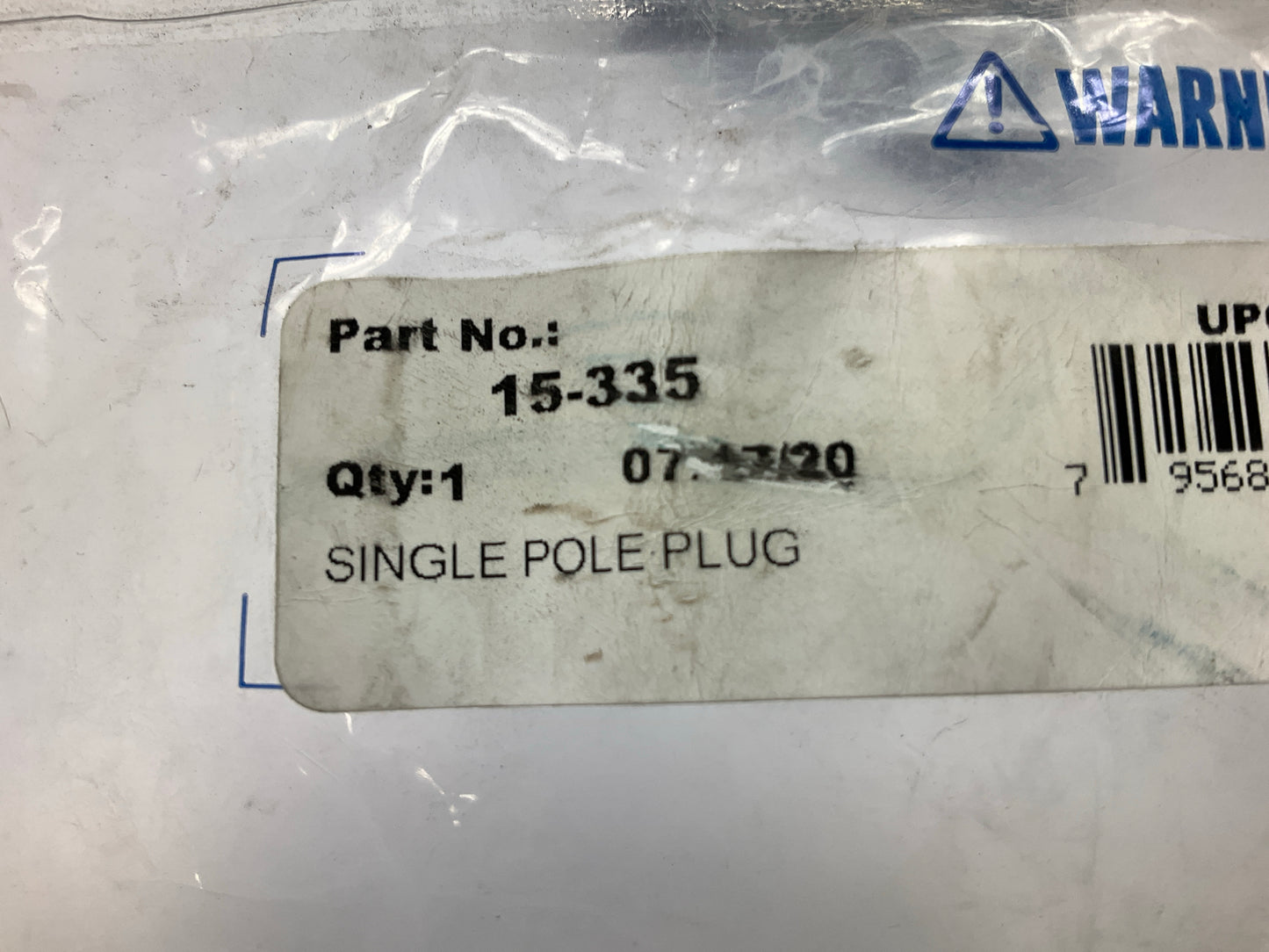 Phillips 15-335 Zinc Die Cast Single Pole Socket - Use W/ 4 Gauge 5/16'' Lug