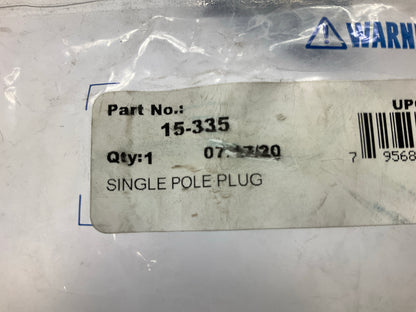 Phillips 15-335 Zinc Die Cast Single Pole Socket - Use W/ 4 Gauge 5/16'' Lug