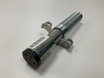 (6) Phillips 15-630 6-Way Connector Plug With Cable Guard Zinc Die-Cast Housing
