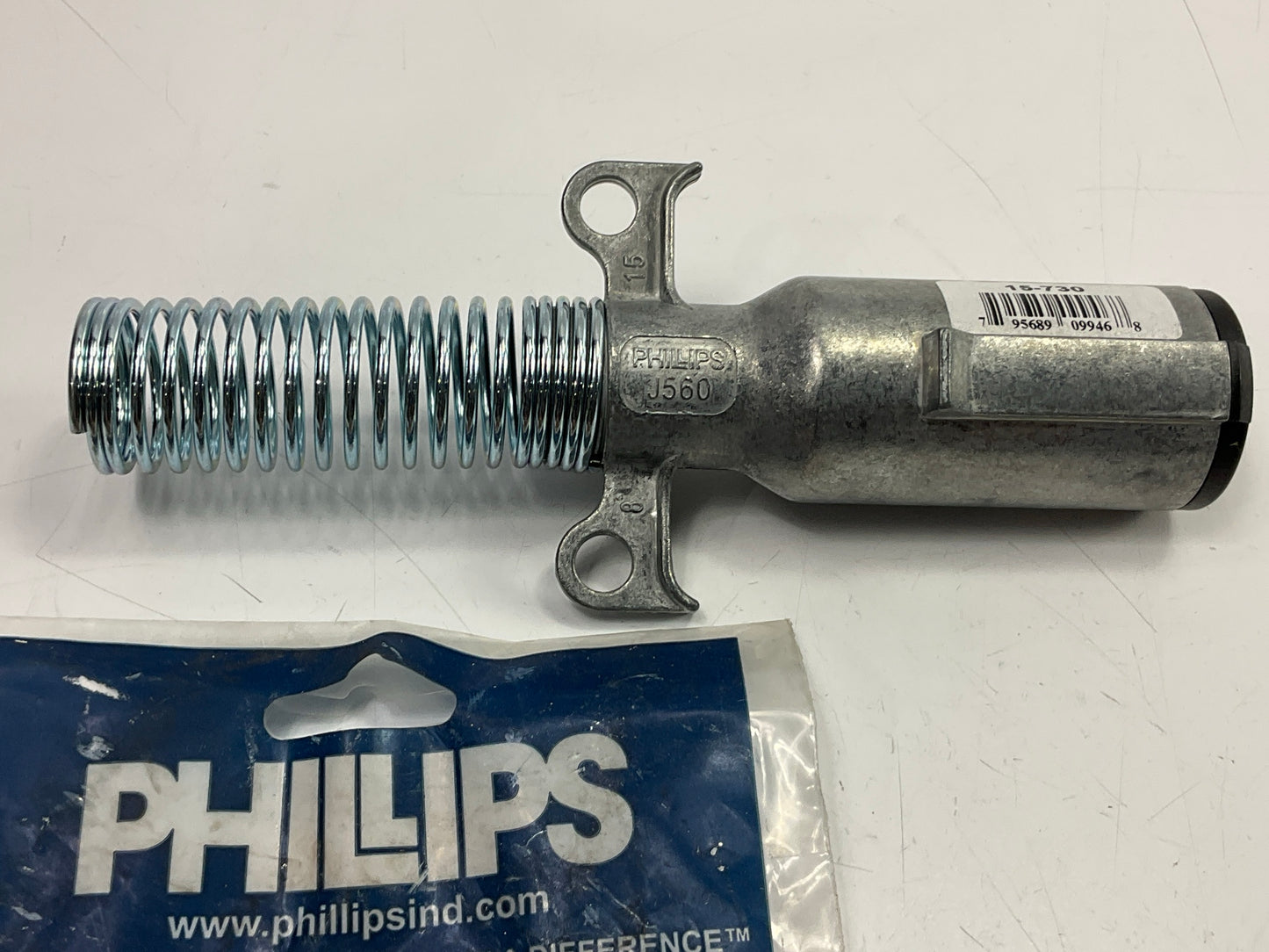 Phillips 15-730 7-Pin Electrical Connector Plug With Spring Cable Guard