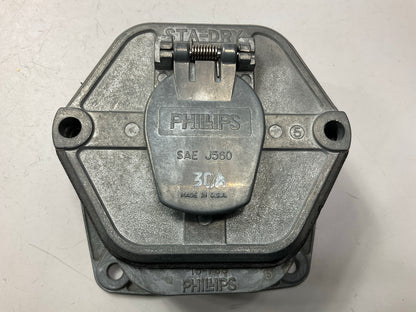 Phillips 15-768 Nosebox Zinc Die-Cast 1-7/8'' Depth + 15-753 Trailer Socket 7-way