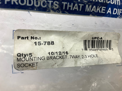 (5) Phillips 15-788 7-Way Socket Mounting Bracket 15-720, 15-721, 15-722, 15-326