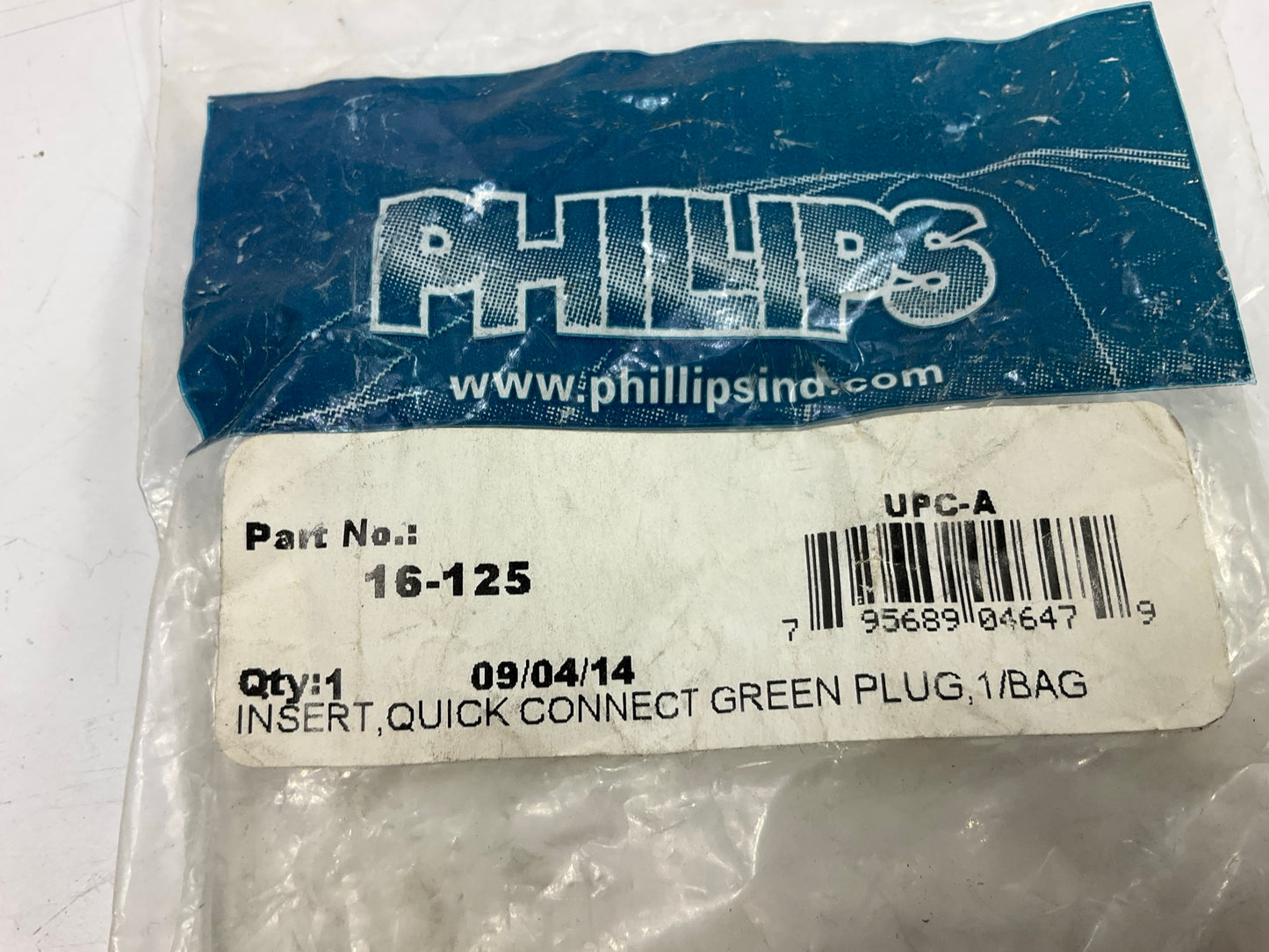 Phillips 16-125 Plug Insert For 7-Way Quick Change Plug (QCP)