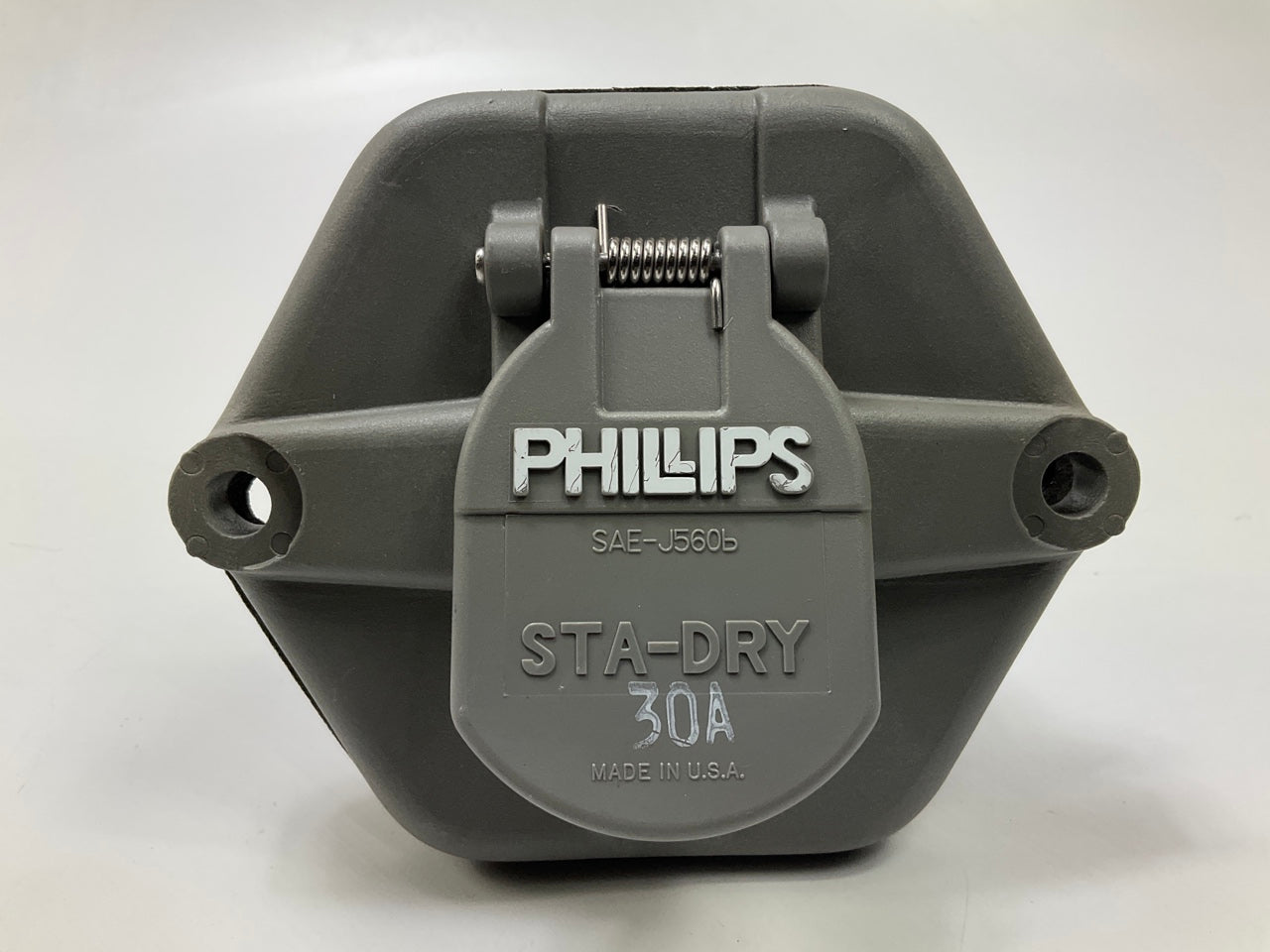 Phillips Industries 16-763 Sta-Dry 30 Amp Trailer Receptacle Socket
