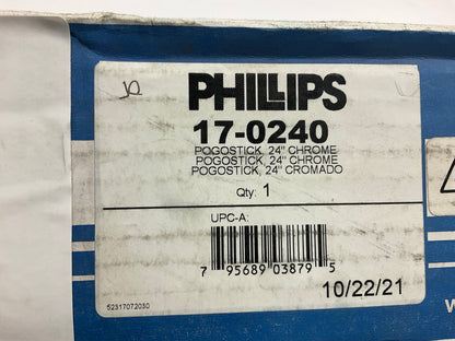 Phillips 17-0240 Air Brake Hose Chrome Cord Coil Pogo Stick 24''