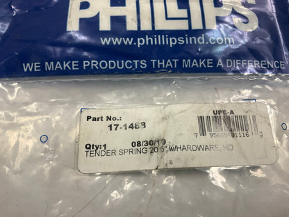 Phillips 17-1488 Tender Spring 20.5'' With Hardware Heavy Duty Spring Cable Clamp