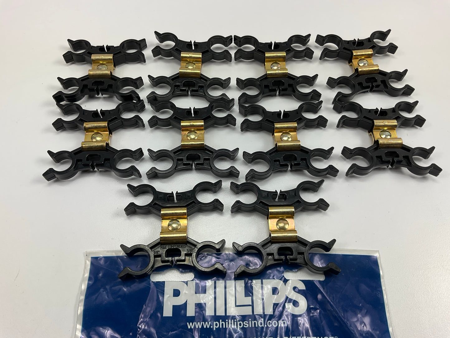 (10) Phillips 17-151 4-hose Separator, 3/8'' Hose, Keep Nylon Air Hoses Secure