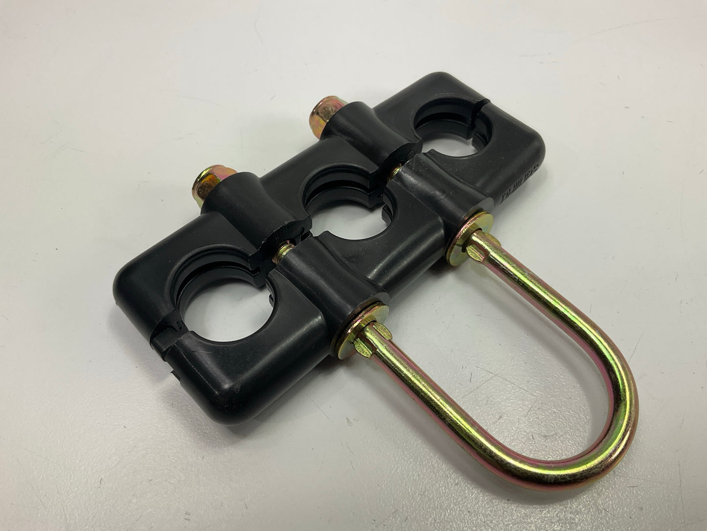 PHILLIPS 17-157 2-piece ABS Clamp Hose Holder, 3-Hole (3/4'' Hose Size)