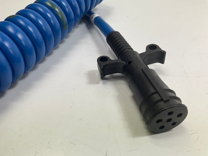 Phillips 19-6710 STA-DRY Trailer Power Cable Plug - 6-Way 10 Feet , Coiled