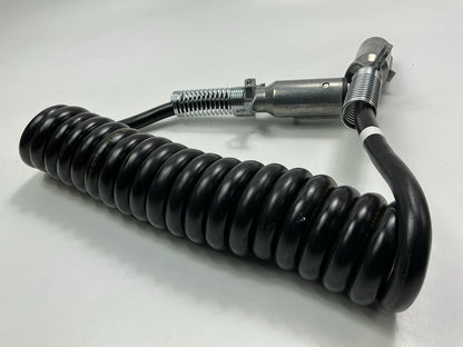 Phillips 22-4321 Coiled Cable 12 Feet., With Zinc Die Cast Plugs, 7-Way NON-ABS