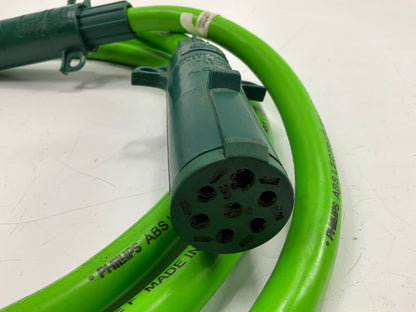 Phillips Industries 30-2054 Straight ABS Lectraflex Coil 12' W/ QK Connect Plugs