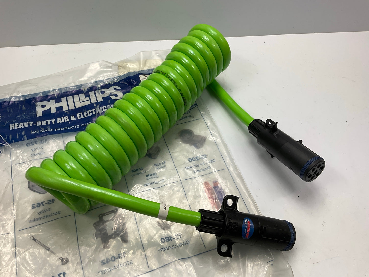 Phillips 30-9620 15' LectraCoil ABS Coiled Power Cable Assembly With 48'' Lead