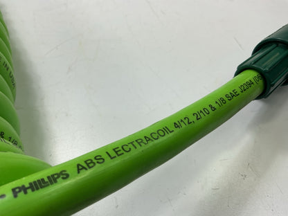 Phillips Industries 30-9624 ABS Coiled Cable 15 Feet, With Quick Change Plug QCP