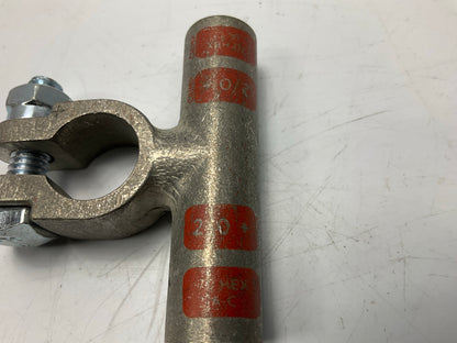 (8) Phillips 8-1460 Battery Terminals - Flag, Copper, Positive, 2/0 Gauge