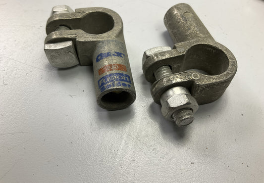 (10) Phillips 8-5261 Elbow Crimp Battery Terminals, 2/0 Gauge, Negative